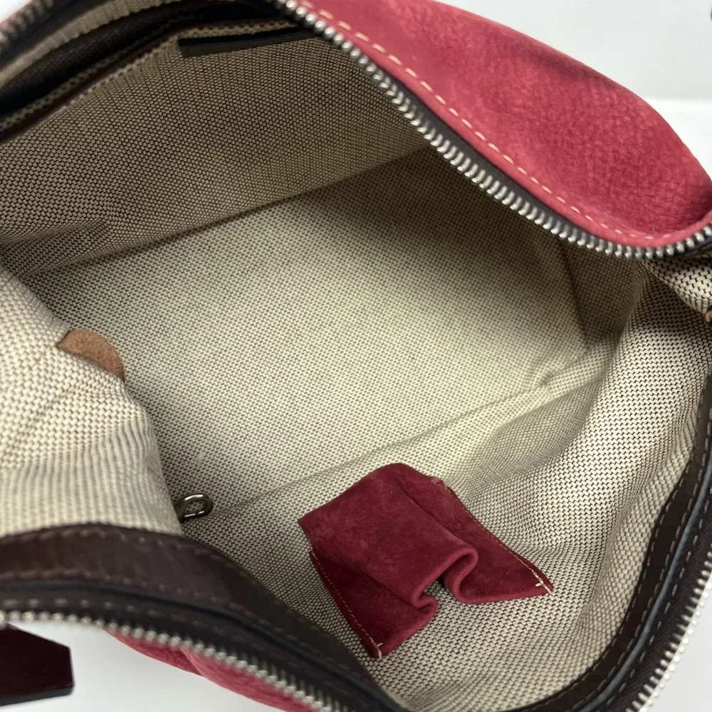 Dooney & Bourke Vintage Rose Nubuck Leather Shoulder Bag